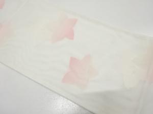 桔梗模様織り出し　袋帯